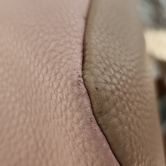 Anne Klein bucket pink and cream bag - Picture 7 of 15